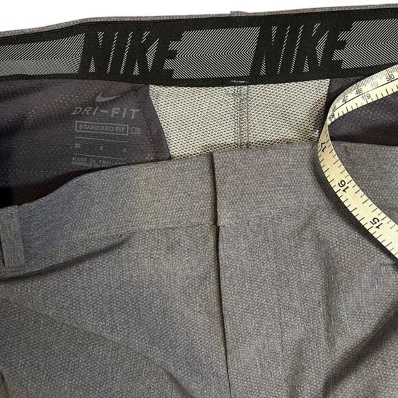 NIKE Grey Gray Dri Fit Performance Chino 10 inch Shorts Men's Size 33 - Picture 6 of 7